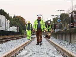 Dit weekend word er aan het spoor gewerkt en rijden er geen treinen (foto: Prorail)