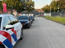 De auto's zijn staande gehouden (Foto: Verkeerspolitie_zwb/ Instagram.)