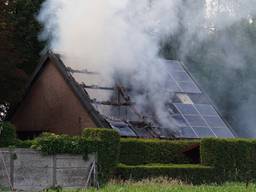 Grote schuur verwoest door brand