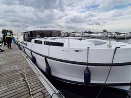 De desbetreffende boot (foto: politie).
