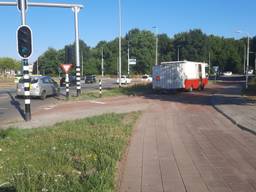 Eddy's bus is dinsdagochtend gestrand in Tilburg.