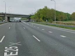 De A2 bij afslag Boxtel-Noord (afbeelding: Google Maps).