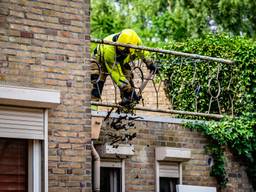 Brand op dakterras huis in Herpen