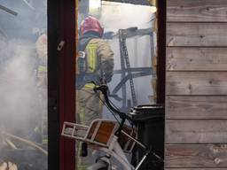 Brand in schuur onder controle