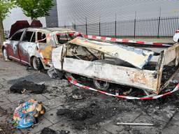 Vouwwagen uitgebrand in Tilburg