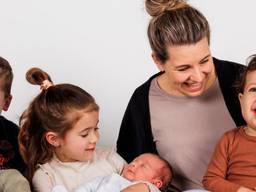 Bianca met haar kinderen (privéfoto).