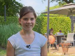 Flore  is een van de jongste vrouwelijke Vierdaagse-deelnemers