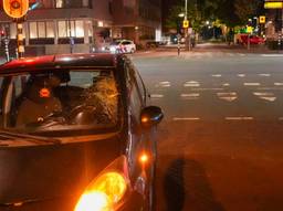Fietser gewond bij botsing met auto