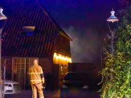Buitenbrand bij huis