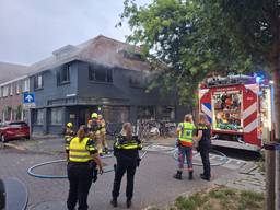 Brand verwoest studentenhuis Tilburg