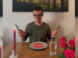 Giel is gestopt met zijn hongerstaking (foto: Giel Boes).