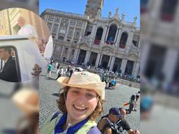 Esmee is op pelgrimage naar Rome (foto: Esmee van Bragt).