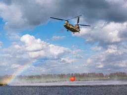 Een chinookhelikopter (foto: Gemeente Eersel).