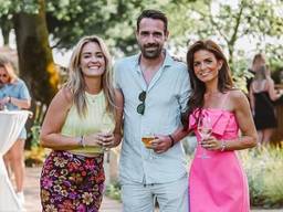 Michelle Bollen (rechts) samen met ex-partners Koen en Jacqueline (Instagram:@michelle_bollen)