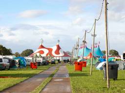 De overledene is gevonden op de camping van het festival (foto: Persbureau Heitink).
