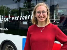 Statenlid Laura van Hazendonk tijdens een werkbezoek (foto: Laura van Hazendonk/LinkedIn).