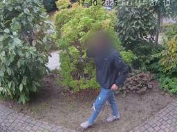 De dief op camerabeelden (foto: Heeze-Leende24).