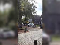 De politie kon de verdachte snel aanhouden (foto: Dtv Nieuws).