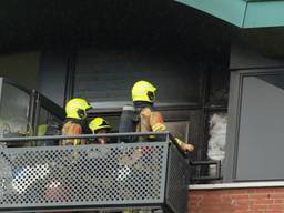 Brand op balkon van verzorgingshuis