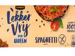 De glutenvrije spaghetti (foto: Jumbo).