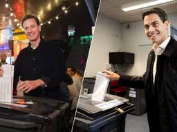 De Brabantse lijstrekkers brengen woensdagochtend hun stem uit (foto: ANP).