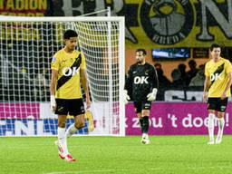 NAC baalt na een tegengoal van Heracles (Foto: ANP)