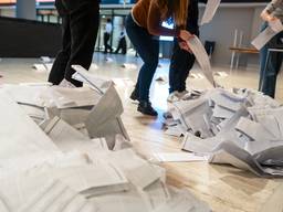 De stemmen worden geteld (Foto: ANP)