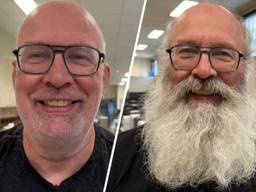 Hans zonder en met baard (foto: Pieter Soethout).