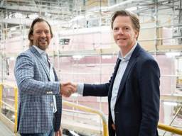Ondernemer Laurens Last en CEO Niels Vaessen (foto: Heesen Yachts).
