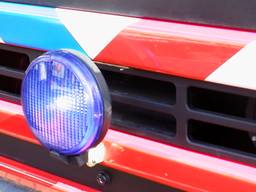 De 40-jarige man werd door de brandweer gered.