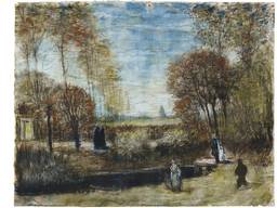 De aquarel 'De tuinen van de pastorie te Nuenen' van Van Gogh, ook in eigen bezit van het Noordbrabants Museum