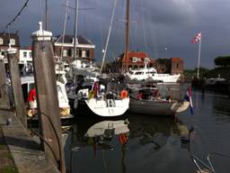 De haven in Willemstad