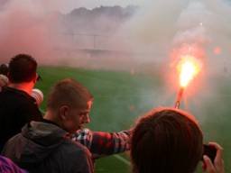 Veel viirwerk tijdens de besloten training van PSV