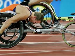 Kenny van Weeghel in actie. (foto: ANP)