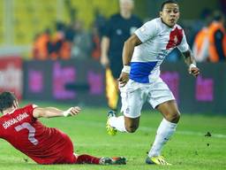 Memphis Depay in Oranje (foto: VI Images)