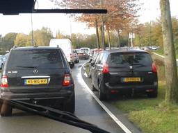 Ook parkeren nam veel tijd in beslag (foto: Celine Otten). 