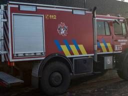 Brandweer paraat voor oefening