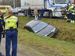 Ongeval op A58 (foto: JV Media).