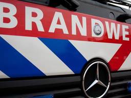 Brandweer rukte uit.