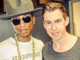 Pharrell en Hardwell (bron: @HARDWELL / Twitter)