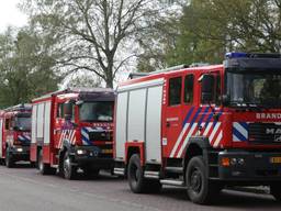 Brandweer Brabant helpt bij blussen Veluwe