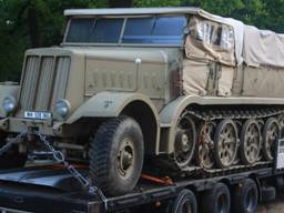 De FAMO werd gebruikt om beschadigde tanks van het slagveld te trekken. (Foto: Oorlogsmuseum Overloon)