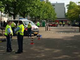 Controle op de Westermarkt in Tilburg. (foto: Jack Brekelmans/Persburo-BMS)