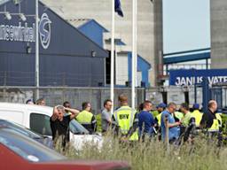 Explosie bij afvalverwerker Van Gansewinkel in Moerdijk. 