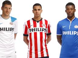 De nieuwe shirts van PSV