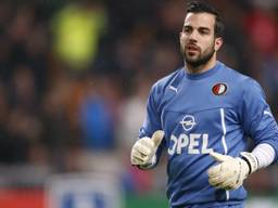 Lamprou in het Feyenoord-shirt (foto: VI Images)