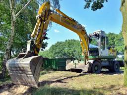 Grond wordt gesaneerd (foto: Jules Vorselaars/JV Media)