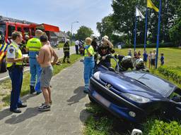 Ongeluk in Eersel. (Foto: Rico Vogels / SQ Vision)