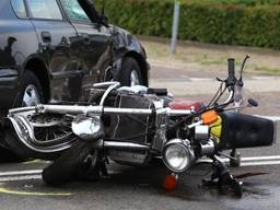 Motorongeluk in Schijndel (Foto: Sander van Gils)