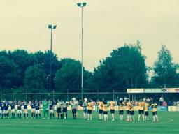 Spelers komen het veld op (bron: @NACnl / Twitter)